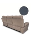 Divano 3 posti 2 recliner manuali Milano grigio