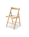 Set 4 sedie pieghevoli in legno Penelope colore naturale
