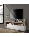 Mobile porta Tv Mogol 184x42x58H colore bianco lucido pero