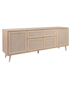Madia 4 Ante e Due Cassetti Effetto Vimini Bali 51B Prezzo