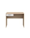 Scrivania con cassetto 100 cm. Nepo 100x59x75,5H colore rovere bianco
