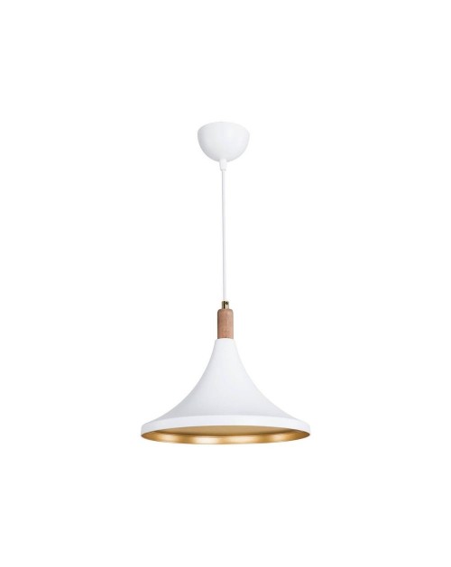 Lampada a sospensione Kano bianco oro ASZ1563