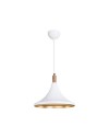 Lampada a sospensione Kano bianco oro ASZ1563