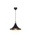 Lampada a sospensione Kano nero oro ASZ1564