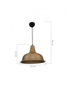 Lampada a Sospensione con diffusore bronzo Tampa Prezzo