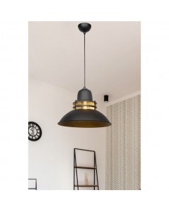 Lampada a Sospensione nera stile industriale Tibet prezzo
