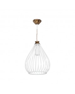 Lampada a sospensione ciondolo metallo Umay ASZ1314 colore bianco