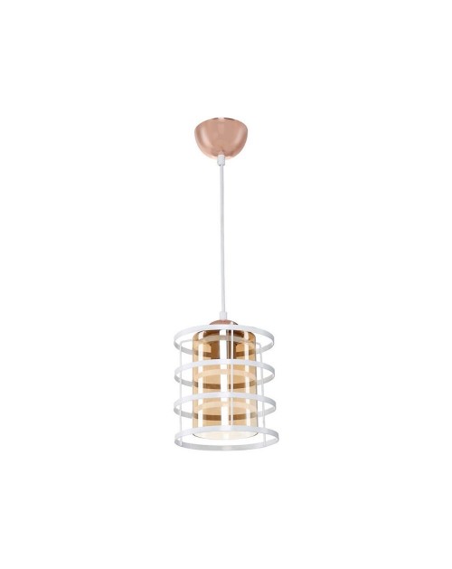 Lampada a sospensione metallo Mira ASZ1261 colore bianco