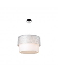 Lampada a Sospensione in tessuto Polo MDL2355 colore grigio