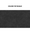 Cucina 360 cm con elettrodomestici Iris Lusso colore bianco opaco grigio antracite