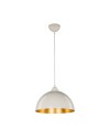 Lampada a sospensione in metallo Topak ASZ0948 colore bianco
