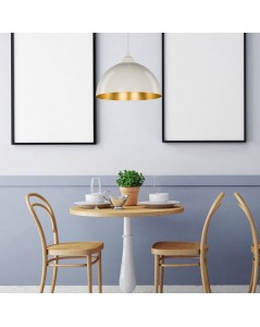 Lampada a Sospensione in metallo bianco Topak offerta