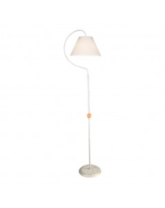 Lampada da Terra a Stelo con Paralume Tessuto Bianco Geo ASZ1043 Prezzo