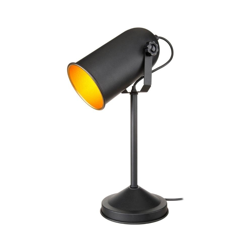 Lampada da tavolo orientabile metallo nero Tokyo MDL3636