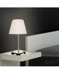 Lampada da Tavolo in Metallo e Paralume Tessuto Elva Prezzo