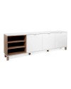 Madia 3 ante 200x35x64,5 Menorca57A colore bianco rovere