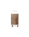 Madia 3 ante 200x35x64,5 Menorca57A colore bianco rovere
