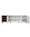 Madia 3 ante 200x35x64,5 Menorca57A colore bianco rovere