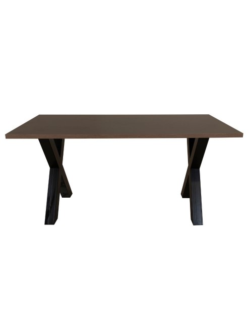 Tavolo rettangolare 160x80 Gulliver colore cacao