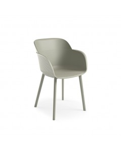 Poltrona Shell-P colore grigio cemento prezzo