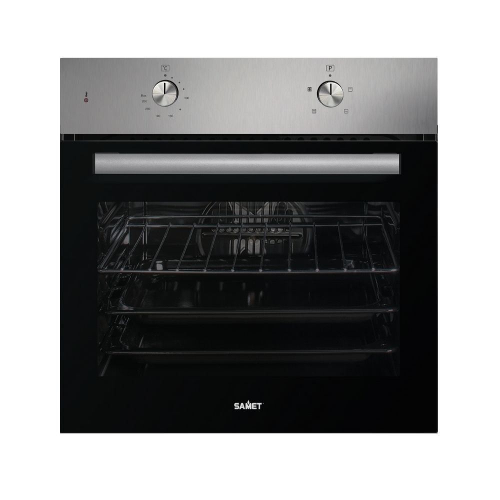 Forno Zeus elettrico statico nero Samet