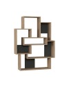 Libreria design Barce 101x22x132h colore rovere
