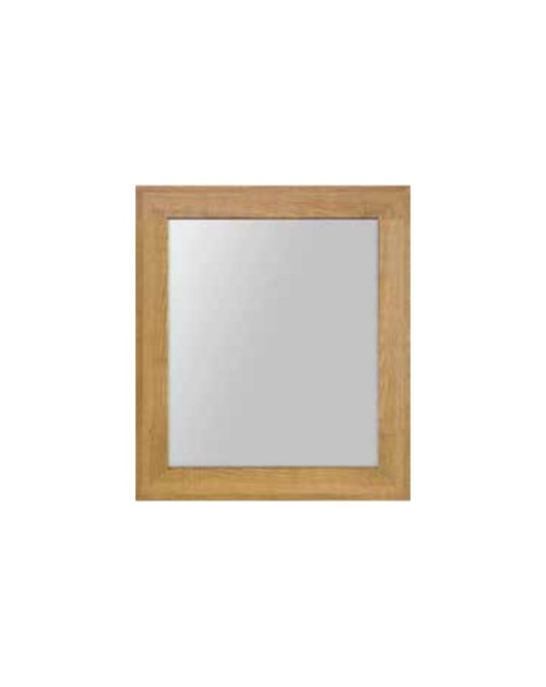 Specchio rettangolare 60x80 cornice rovere ART5
