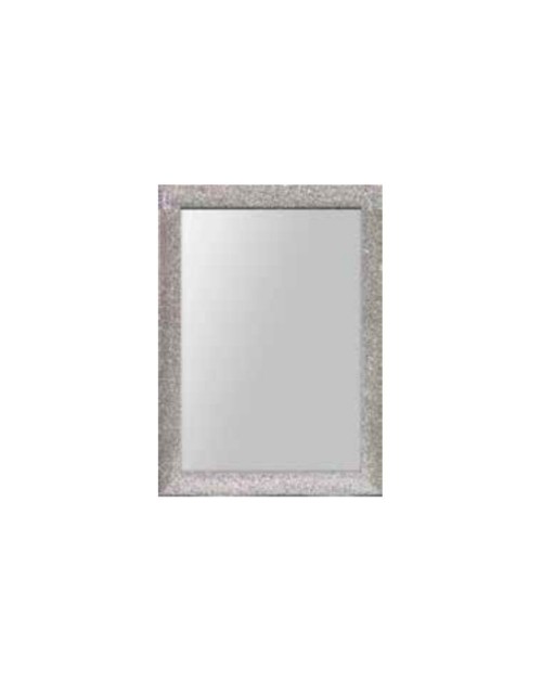 Specchio rettangolare 60x80 cornice brillantinata ART10