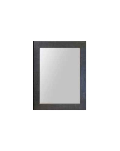 Specchio rettangolare 60x80 cornice ossido ART13