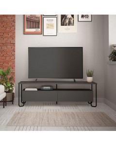 Mobile porta Tv due ante Cornea 150 cm colore antracite