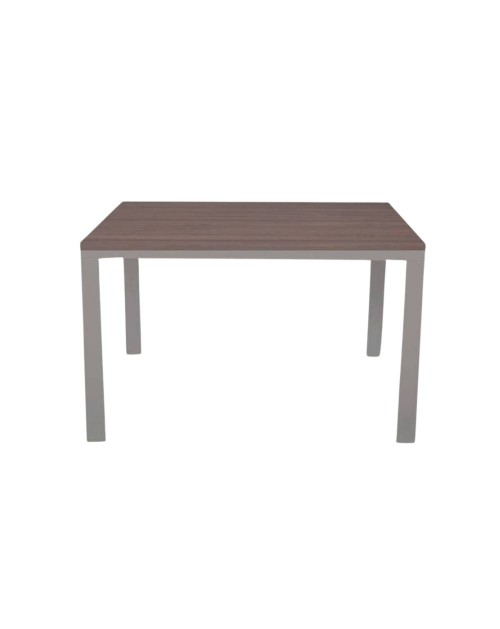 Tavolo rettangolare allungabile Monster 110x70 struttura tortora e piano larice grigio