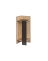 Tavolino di design Elos 25x27x60h sinistro colore rovere oak pannello antracite