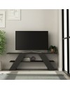 Mobile porta Tv aperto 2 ripiani Farfalla 120 colore antracite
