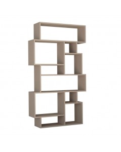 Libreria Orizzontale Bifacciale Karmato 96x168,5 Colore Tortora Prezzo