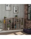 Libreria orizzontale bifacciale Karmato 96x168,5 colore tortora