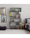 Libreria orizzontale bifacciale Karmato 96x168,5 colore cemento