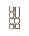 Libreria bifacciale Rail 79x166,5 colore tortora