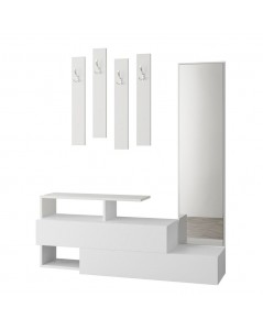 Mobile Ingresso con Specchio Ramda Colore Bianco Prezzo