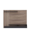 Parete porta tv noce particolari antracite Lawrance 157