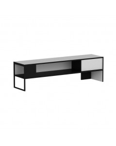 Mobile porta Tv Concordtv colore bianco e nero