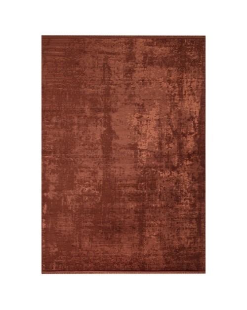 Tappeto antiscivolo vintage bambù 120x180 colore arancione tabacco