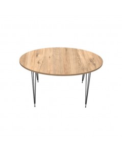 Tavolino ovale da salotto rovere Granit
