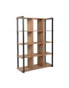 Libreria rovere quercia a cubi con profili antracite Denver31