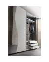 Camera da letto grigio con letto contenitore Twin