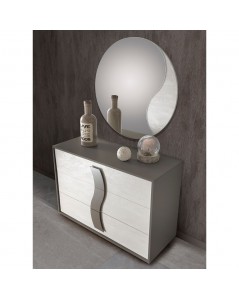 Camera da letto grigio con letto contenitore Twin