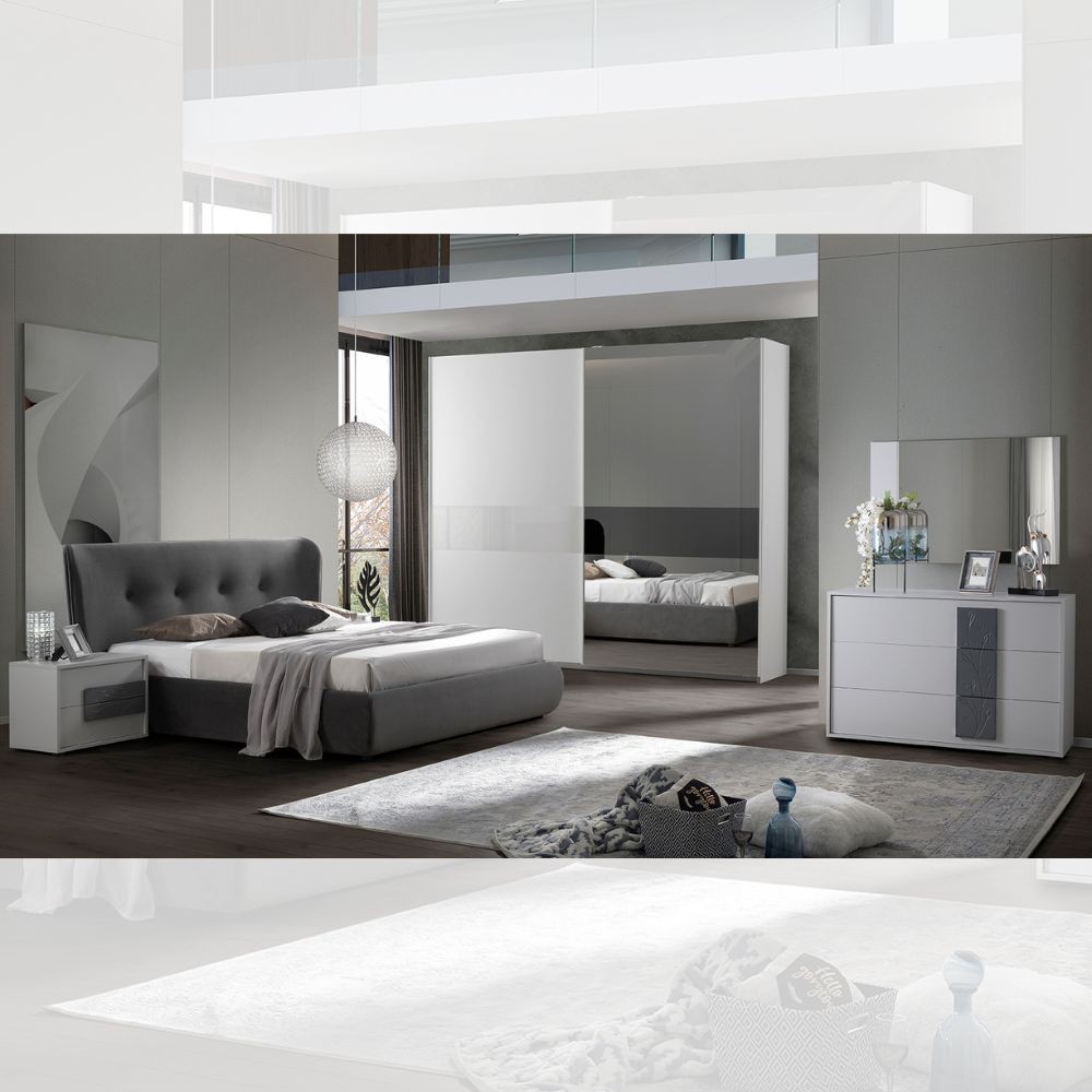 Urban nero metallo sotto il letto con cassetti 2 cassetti 