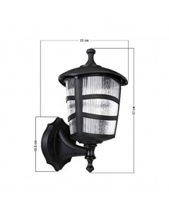 Lampada da Parete ABS Nera Triangolare MDL3114 Prezzo