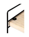 Scaffale d'appoggio 3 ripiani 40x13x40 Hobby ASZ1571 colore nero