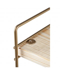 Scaffale d'Appoggio 3 Ripiani 40x13x40 Hobby ASZ1572 Colore Bronzo Prezzo