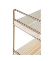 Scaffale d'appoggio 3 ripiani 40x13x40 Hobby ASZ1572 colore bronzo
